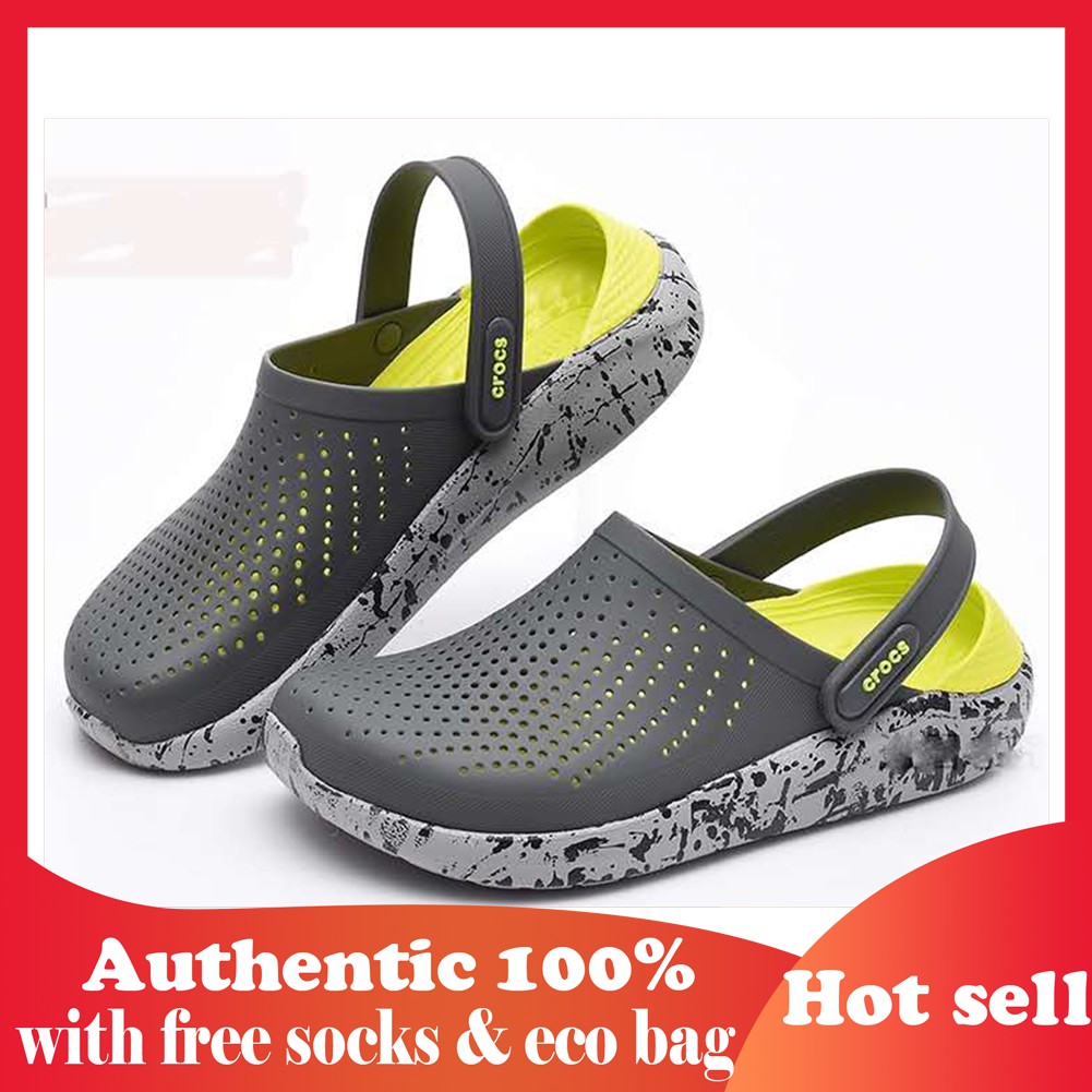 Crocs LiteRide Slip Ons Unisex for man and woman sandals with ECO Bag ...