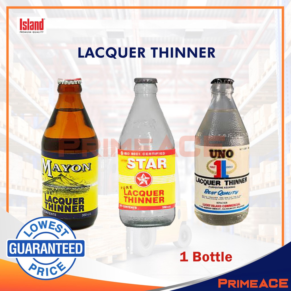 Lacquer Thinner 1 bottle (UNO/MAYON/STAR) Shopee Philippines