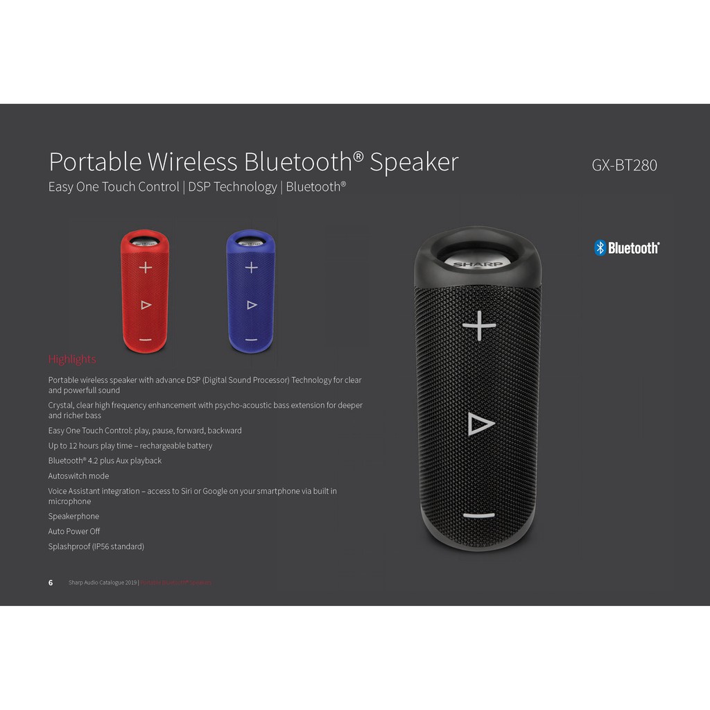 speaker portable sharp