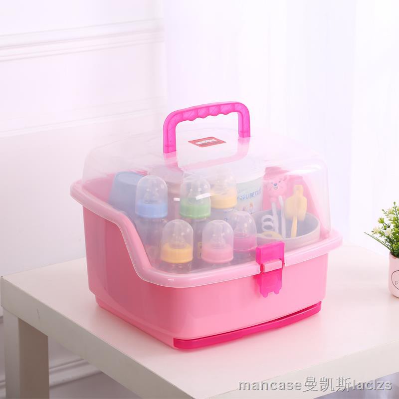 baby pink storage box