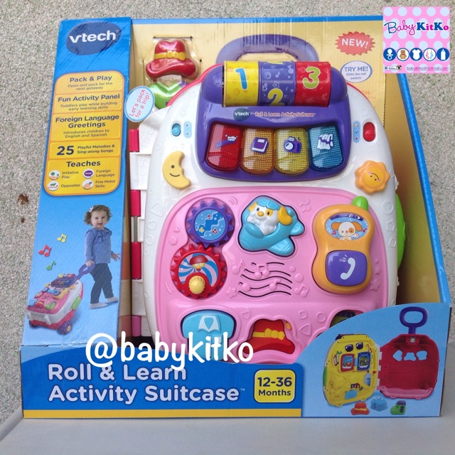 vtech roll and learn suitcase