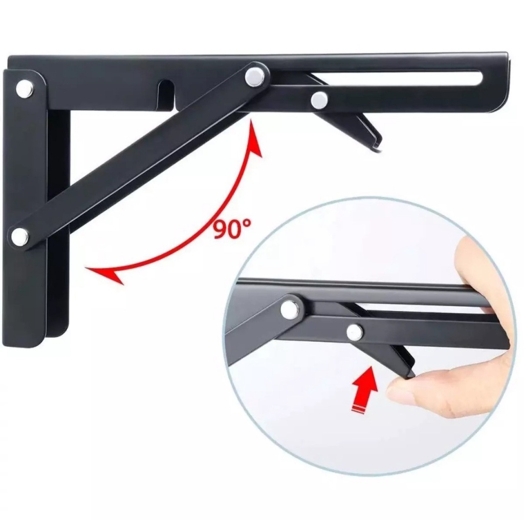 2 PCS 14 Inches Bracket Heavy Duty Triangle Corner Bending Bracket