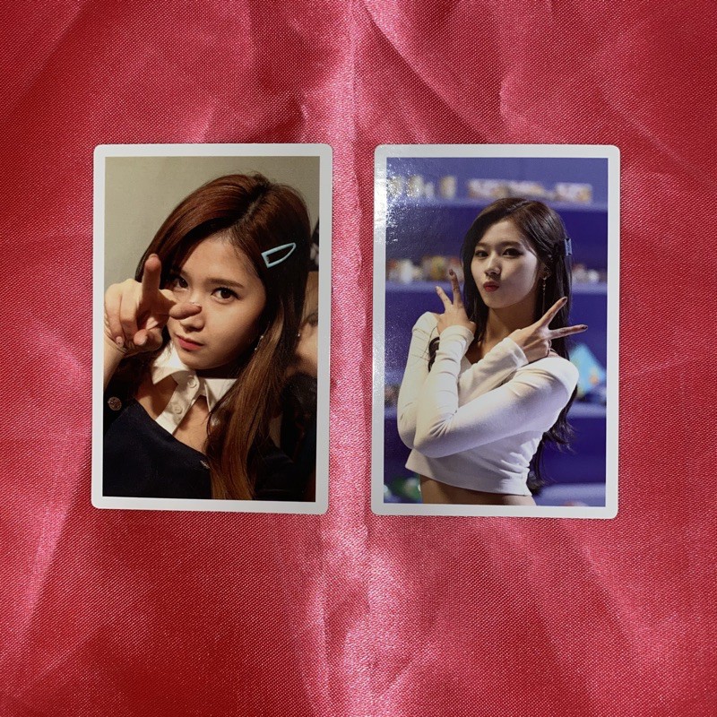 Onhand Twice Sana Signal Merry Happy Monograph Photocards Pc Shopee Philippines