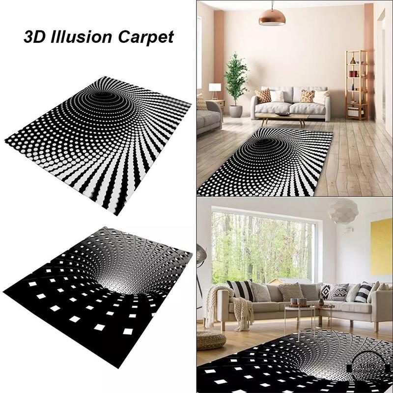 Alife 3d Area Rug Floor Mat 3d Optical Illusion Carpet Shopee Philippines