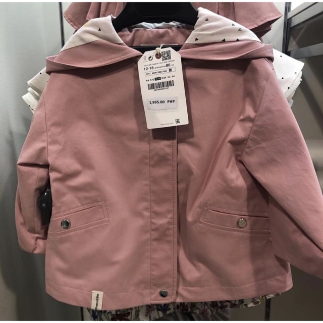 zara jacket pink