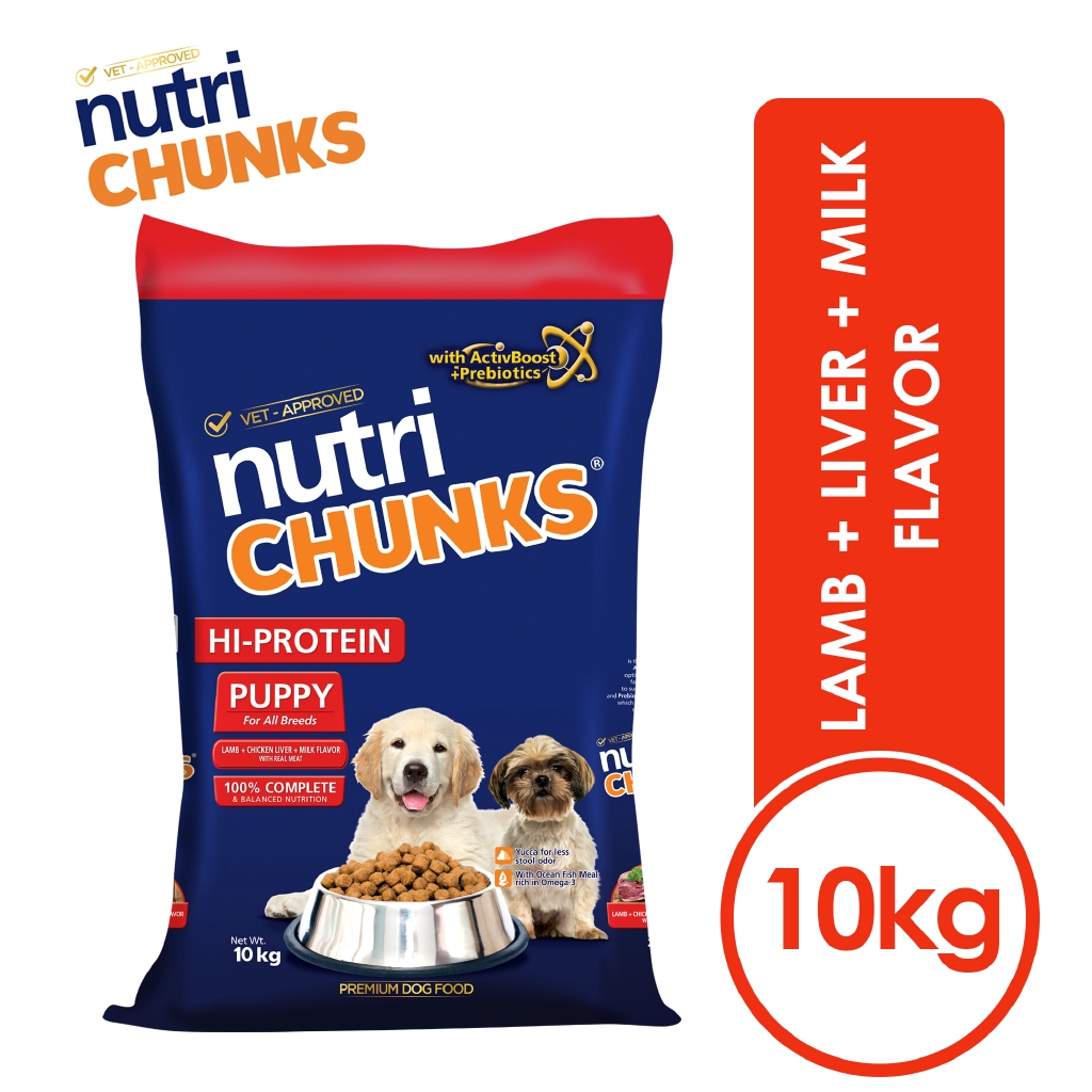Nutri Chunks Hi-Protein Puppy Lamb 10kg 