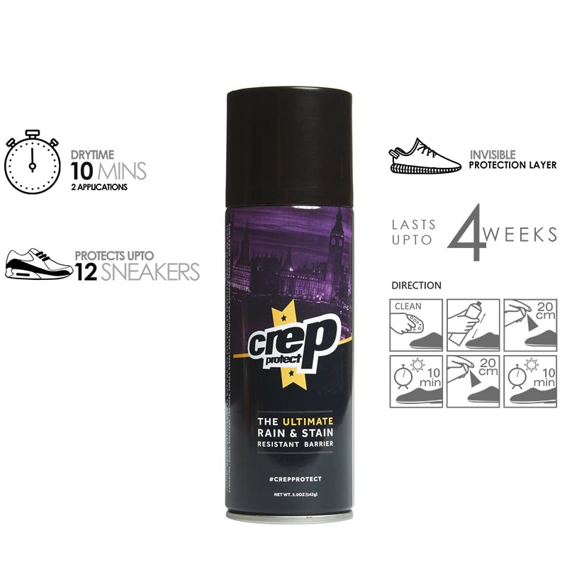 Crep Protect Rain and Stain Resistant Shoes Protection Spray Shopee