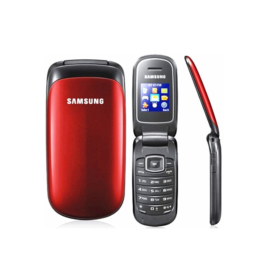 Vcsale Samsung E1150c Flip Button Old Man Mobile Phone Big Voice Small Student Mobile Phone Shopee Philippines