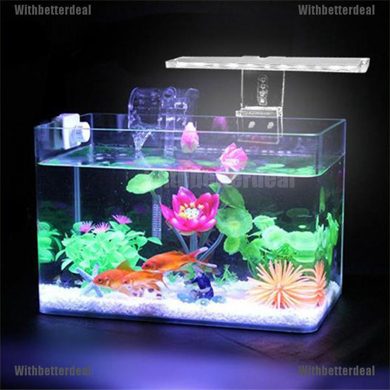 [BETTER] Aquarium Lamp LED Plant Light Fits Tanks Aquatic Lamp Aquarium Bracket Light #7