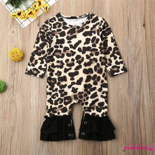 leopard romper baby