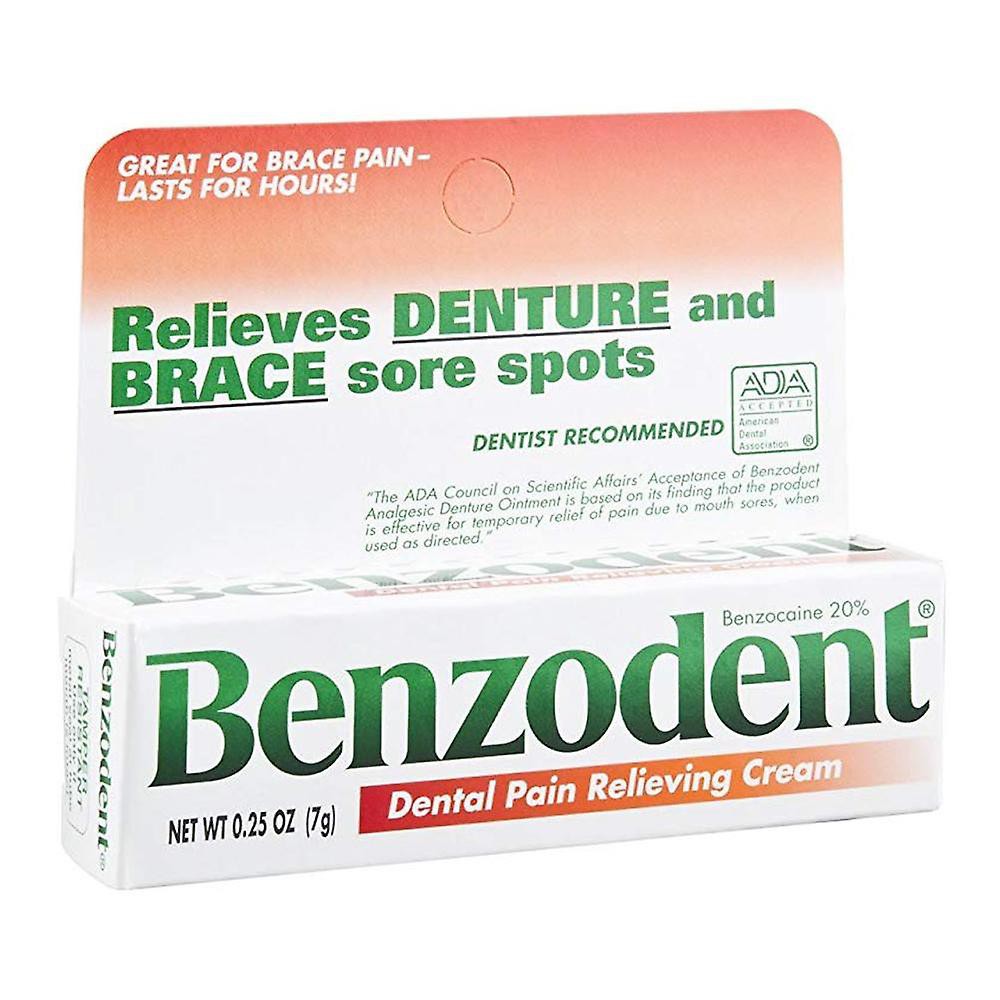 Benzodent Dental Pain Relieving Cream 0.25 oz (7g) Shopee Philippines