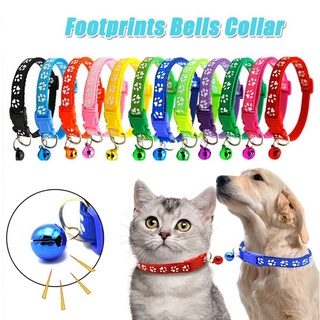 Pet Collar Dog Paw Collar With Bell Safety Buckle Neck for Dog and Cat Puppy Access Puppy and Kitty