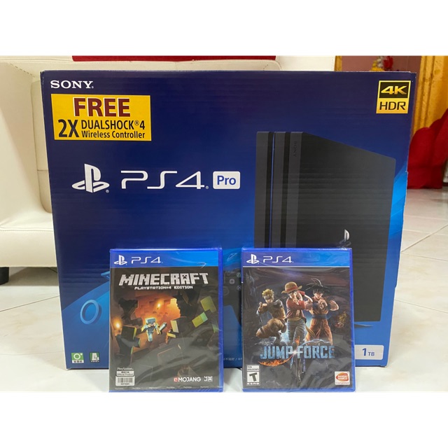 minecraft playstation 4 pro