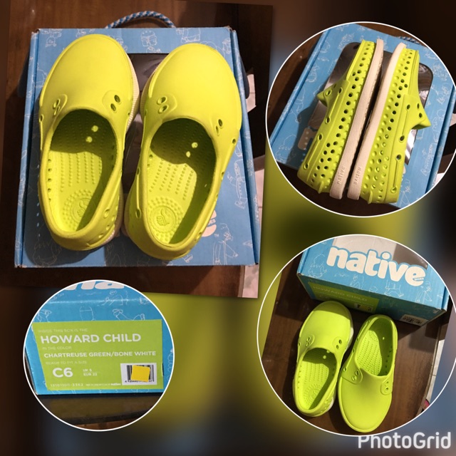 native shoes size c6