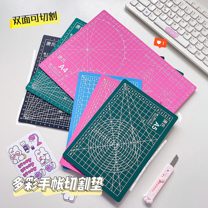 Handbook Engraving Set Washi Tape Cutting Pad Tool Cute Knife A5 Rubber