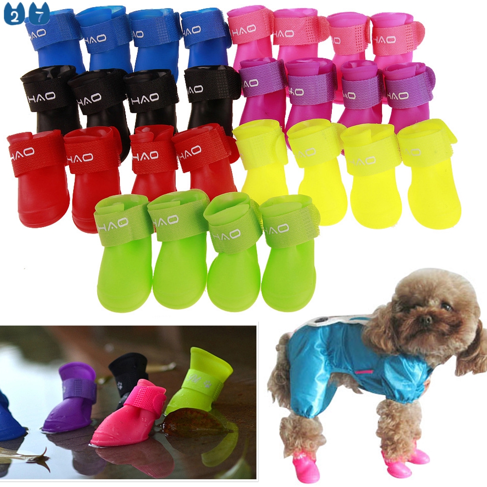 Soft Bottom Waterproof Dog Boots For Small Dogs – Wool Pet Shoes With Outdoor Grip