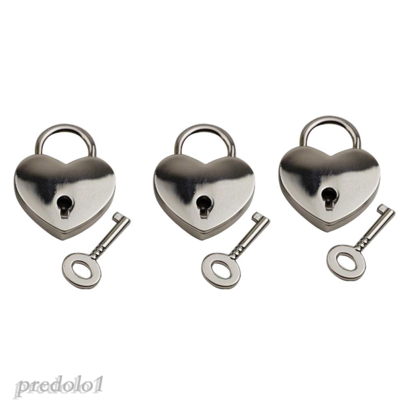 small silver padlock