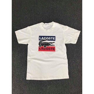 lacoste shirt big logo