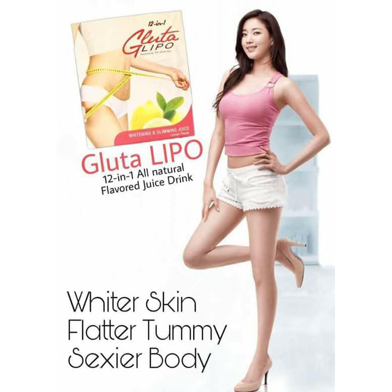 12-1 GLUTA LIPO Classic ( Lemon JUICE COFFEE AND MILK TEA) No1 Whitening  and Slimming Detox Drinks | Shopee Philippines
