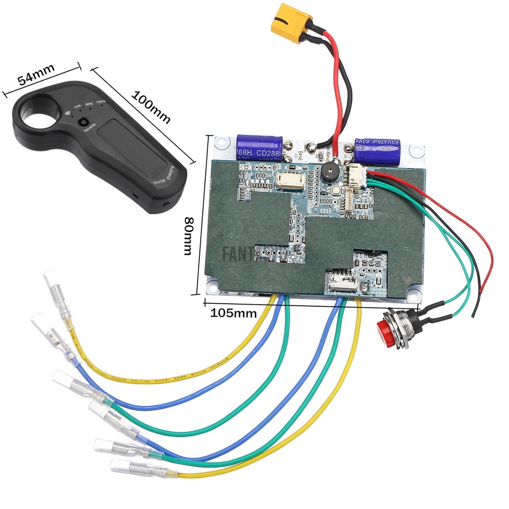 24v/36v Dual motors longboard skateboard control modula ESC Substitute & remote