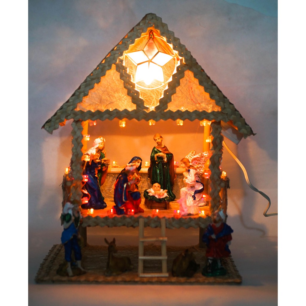 Christmas Belen with Lights (Small) Shopee Philippines