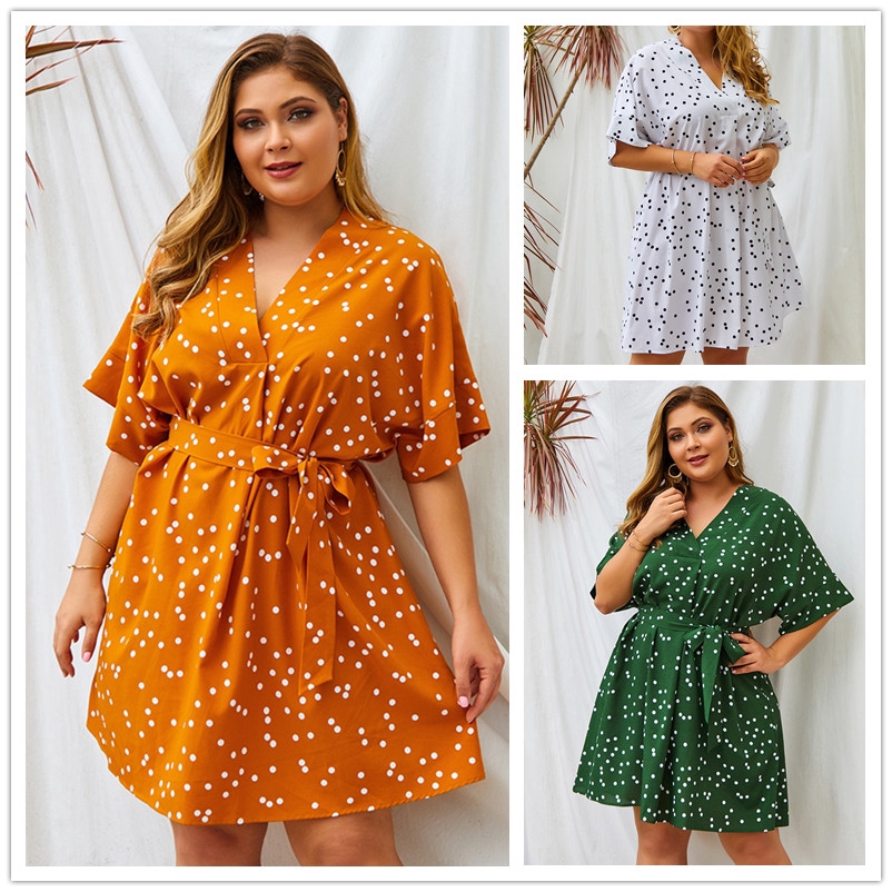 polka dot plus size