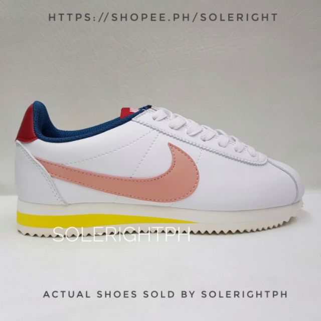 nike cortez coral stardust