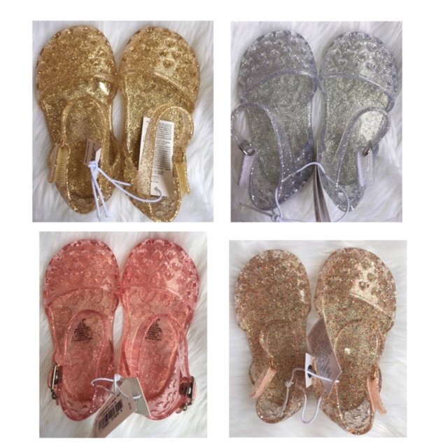 infant baby girl jelly sandals