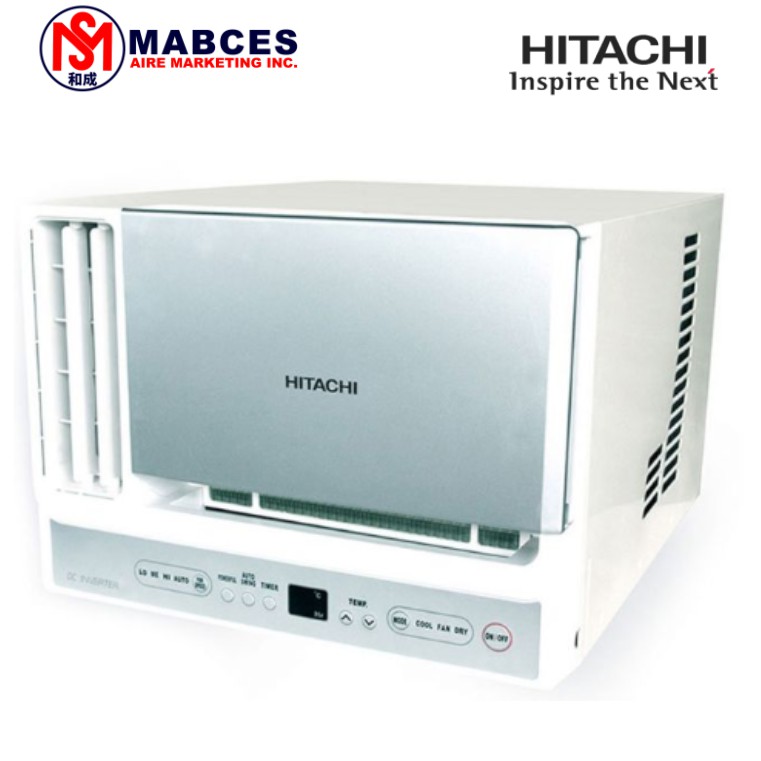 Hitachi 0.6HP Compact Window Type Full DC Inverter Aircon RA06HSV