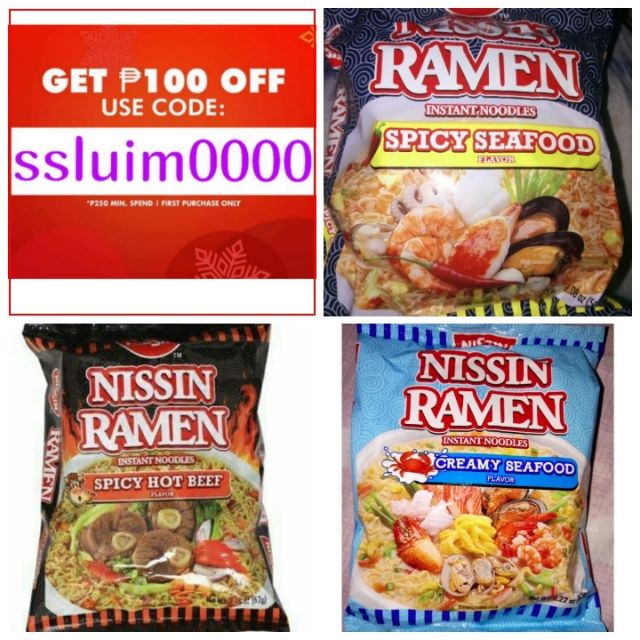 NISSIN RAMEN Instant Noodles Seafood And Creamy Seafood Flavor (20 ...