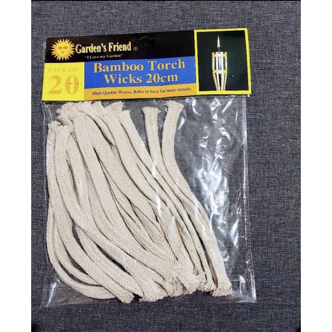 20 pcs Bamboo Torch Wicks 20cm Shopee Philippines