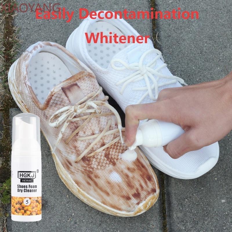 Shoe cleaner shoe shine foam dry cleaner shoe shine whitening agent