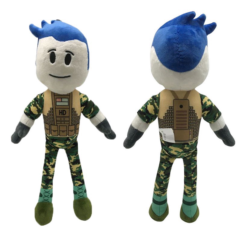 38cm Game Roblox Camoflage Plush Toy Soft Stuffed Doll Kids Fans Gift Shopee Philippines - tom nook roblox