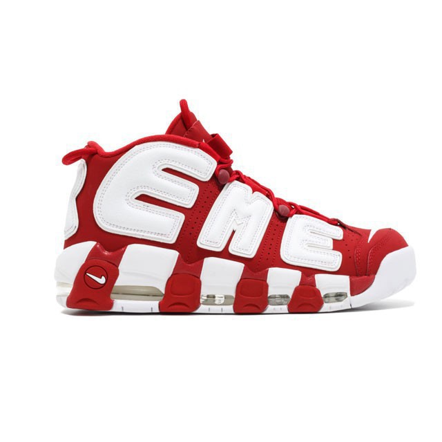 Authentic Supreme x Nike Air More Uptempo Suptempo Red White | Shopee  Philippines