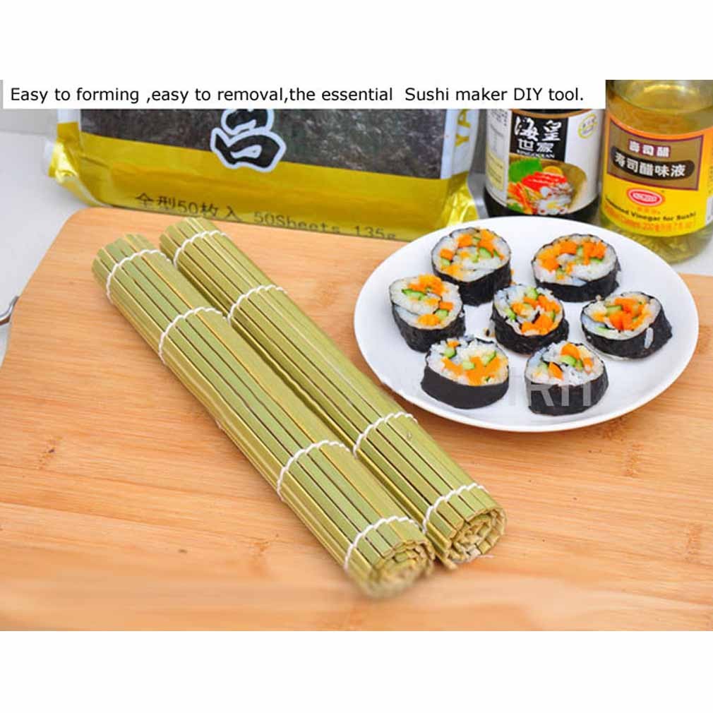 Hand Diy Maker Rice Rolling Mat Roller Food Bamboo Sushi Shopee