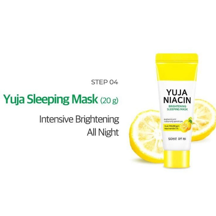 Somebymi (some By Mi) Yuja Niacin Sleeping Mask 20gr Mini Size Trial Kit Shopee Philippines