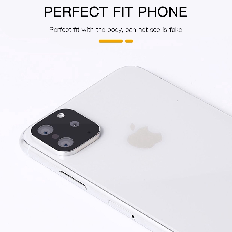 Camera Protector For Iphone X Xs Max Metal Sticker For Iphone 11 Pro Max Fake Camera Sticker Shopee Philippines