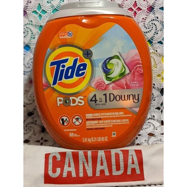 TIDE PODS+DOWNY FABRIC PROTECT/ORIGINAL/CLEAN BREEZE/SPRING MEADOW 96pacs-🇨🇦🇨🇦 IMPORTED FROM CANADA