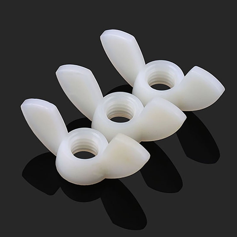Nylon Wing Nuts White Plastic Butterfly Nut M3 M4 M5 M6 M8 M10 M12