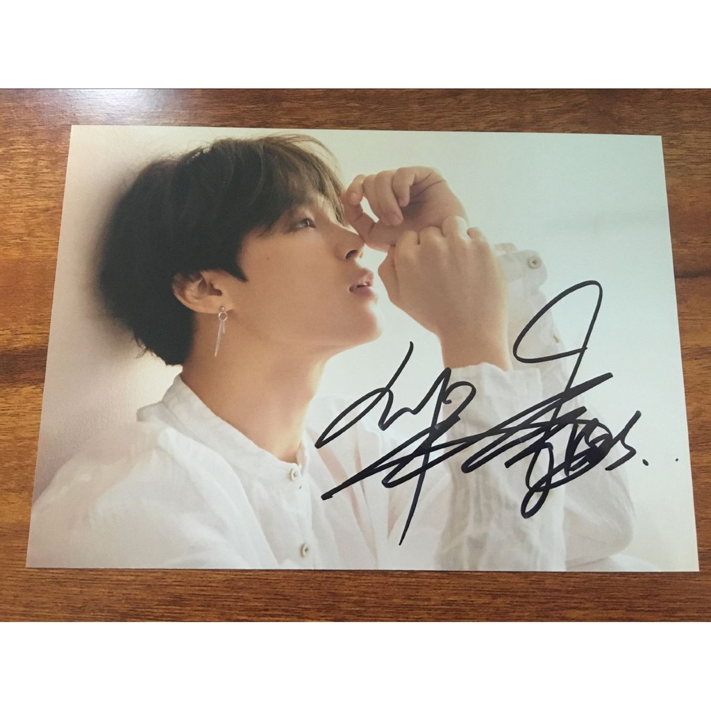 BTS Jimin ジミン 直筆サイン入り Autographed card-