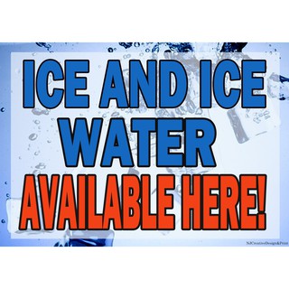 Ice and Ice Candy-A4 Laminated Signage | Shopee Philippines