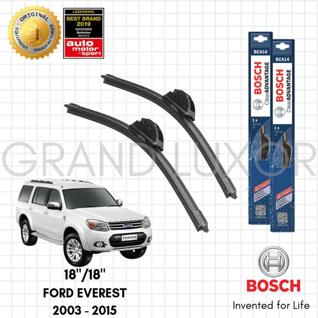 ford escape windshield wipers size