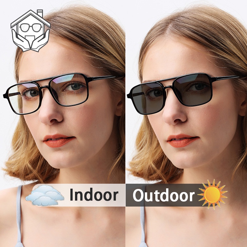 Photochromic Anti Radiation Glasses Shades For Woman Man Transition