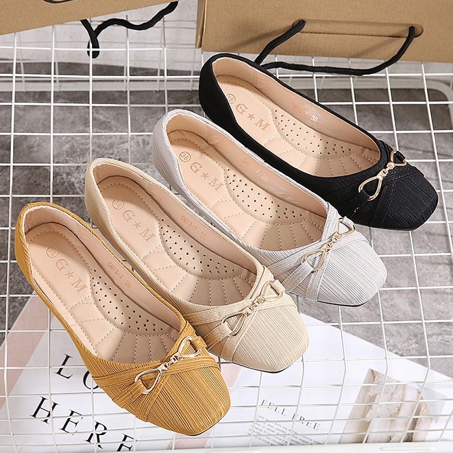 Fashion Women Korean Doll Shoes Office Flat Shoes Daily Loafer GM78-7 ...