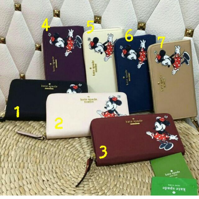 Kate Spade Minnie Mouse Wallet | Shopee Philippines