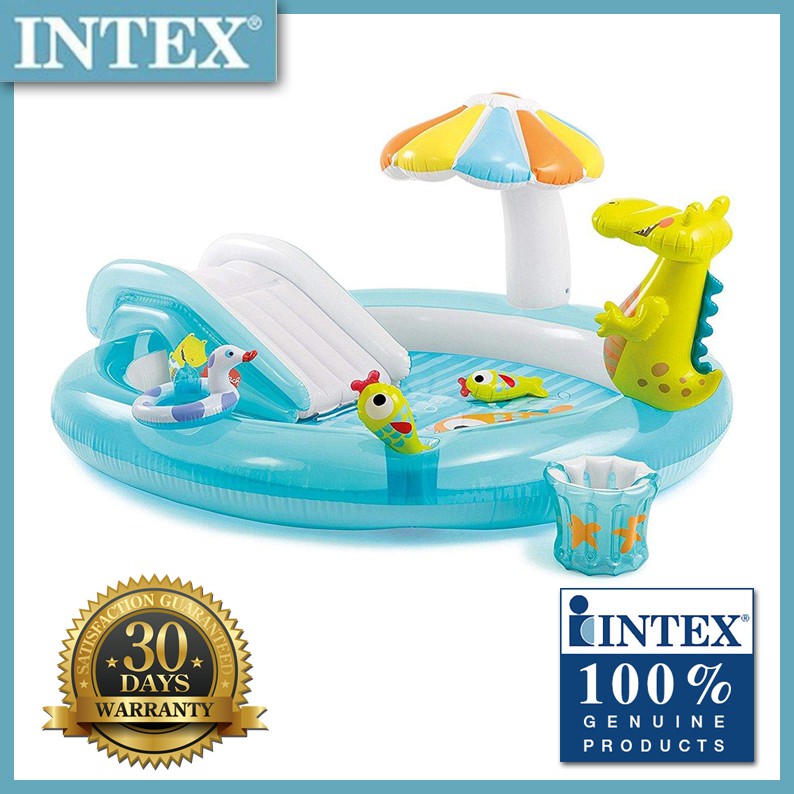 intex gator play center