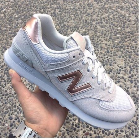 new balance wl574 grey rose