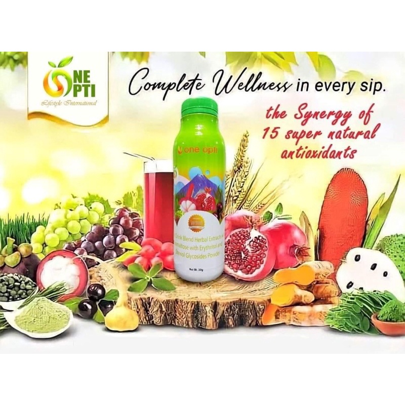 Original One Opti Juice 15 in 1 Mix, Organic Food Supplements & Multivitamins Shopee Philippines