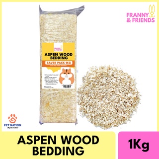 Franny & Friends Aspen Wood Bedding Starter Pack 1.5L Hamster Kusot Bedding DOST Certified