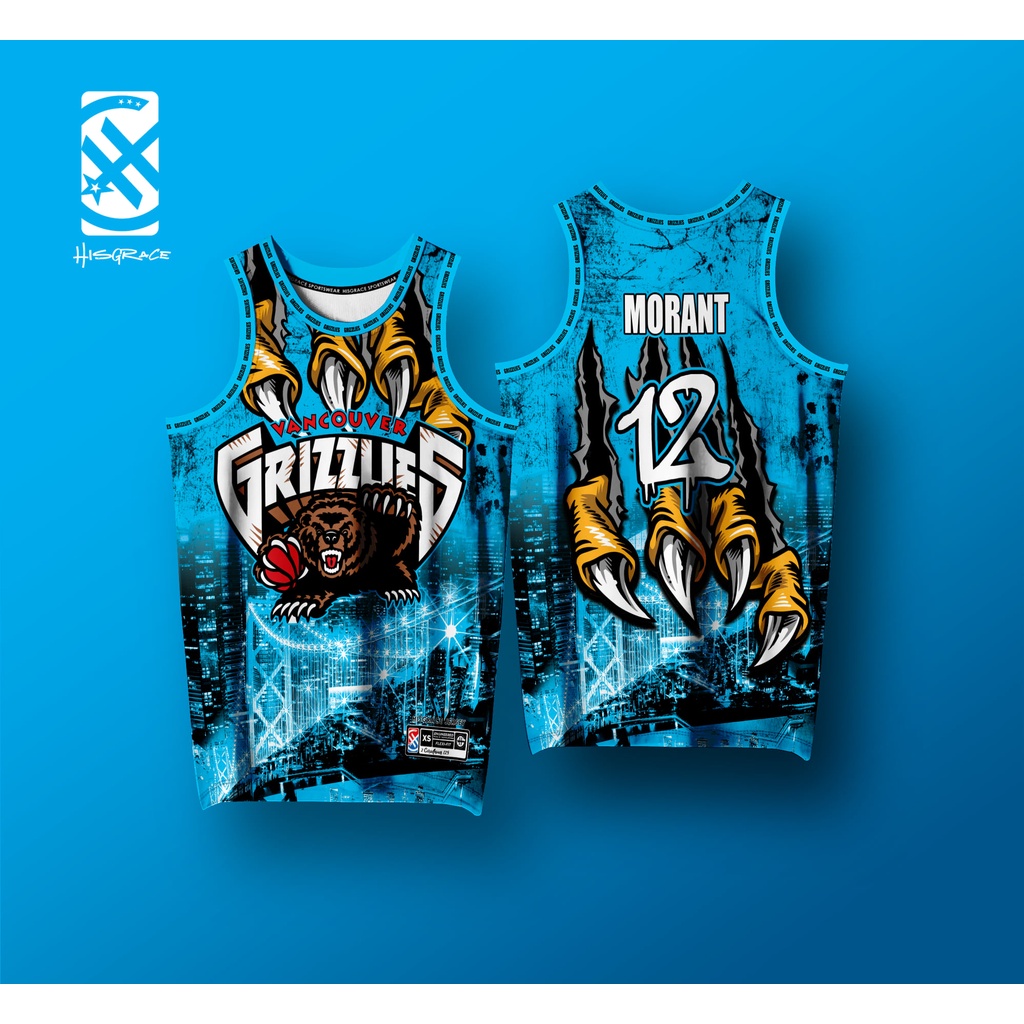 MEMPHIS GRIZZLIES MORANT HG JERSEY FULL SUBLIMATION Shopee Philippines